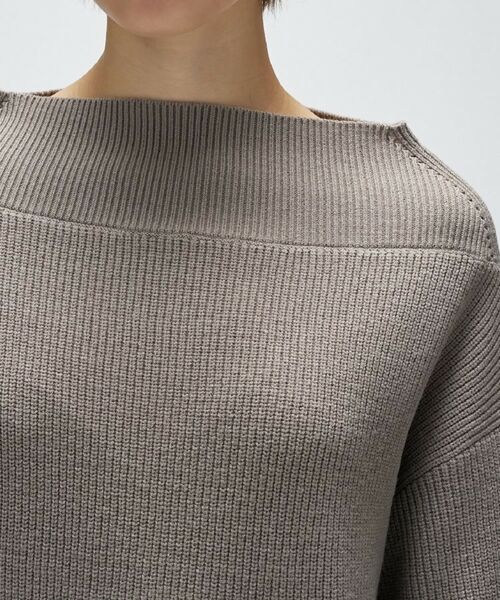 cloenc / クロエンス ミニ丈・ひざ丈ワンピース | 畦ニットロングワンピース | 詳細13