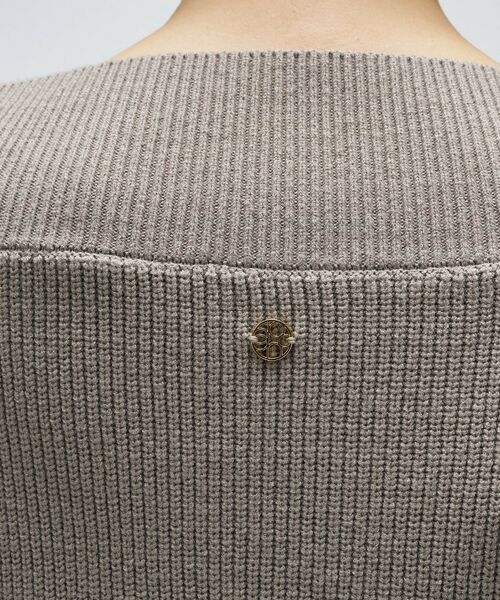 cloenc / クロエンス ミニ丈・ひざ丈ワンピース | 畦ニットロングワンピース | 詳細14