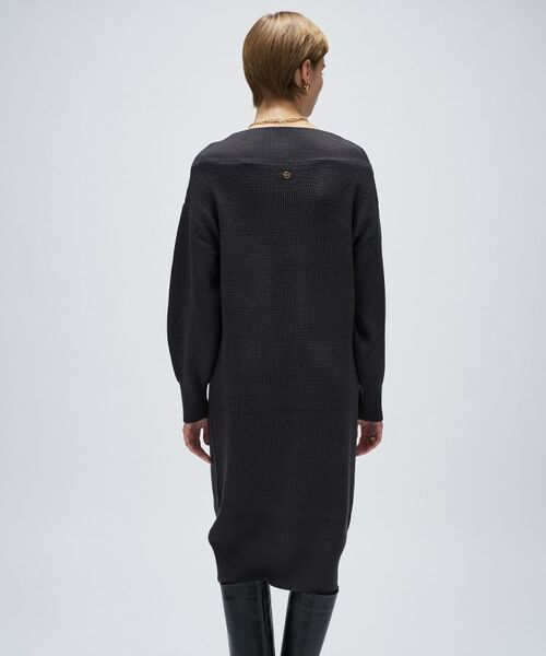 cloenc / クロエンス ミニ丈・ひざ丈ワンピース | 畦ニットロングワンピース | 詳細19