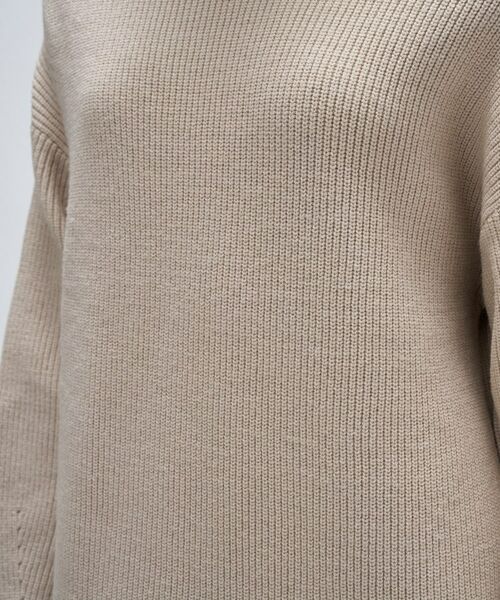 cloenc / クロエンス ミニ丈・ひざ丈ワンピース | 畦ニットロングワンピース | 詳細5