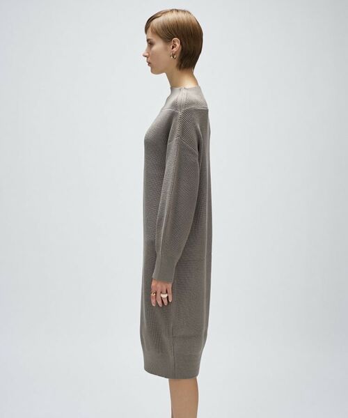 cloenc / クロエンス ミニ丈・ひざ丈ワンピース | 畦ニットロングワンピース | 詳細8