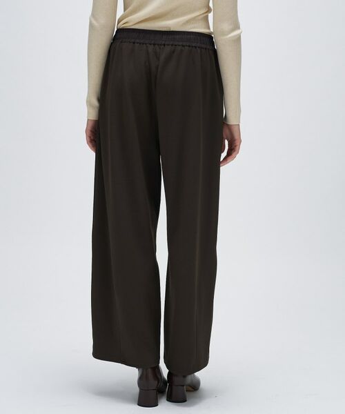 cloenc / クロエンス パンツ | 【セットアップ／マシンウォッシュ】カットジョーゼットイージーワイドパンツ | 詳細10