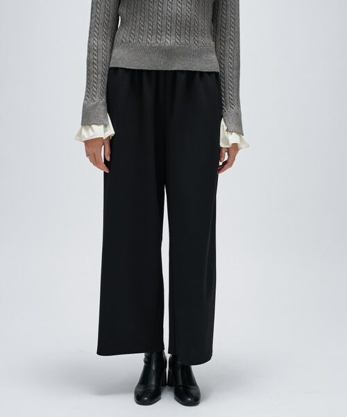 cloenc / クロエンス パンツ | 【セットアップ／マシンウォッシュ】カットジョーゼットイージーワイドパンツ | 詳細16