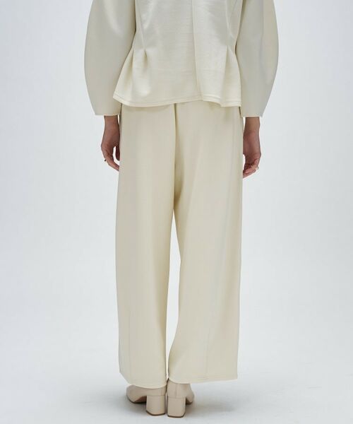 cloenc / クロエンス パンツ | 【セットアップ／マシンウォッシュ】カットジョーゼットイージーワイドパンツ | 詳細4