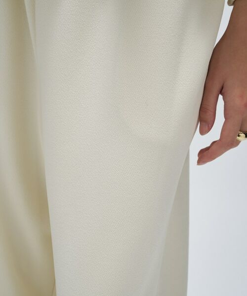 cloenc / クロエンス パンツ | 【セットアップ／マシンウォッシュ】カットジョーゼットイージーワイドパンツ | 詳細5