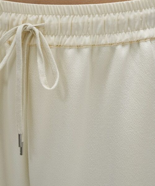 cloenc / クロエンス パンツ | 【セットアップ／マシンウォッシュ】カットジョーゼットイージーワイドパンツ | 詳細6
