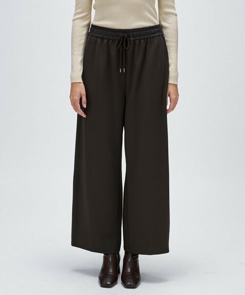 cloenc / クロエンス パンツ | 【セットアップ／マシンウォッシュ】カットジョーゼットイージーワイドパンツ | 詳細8