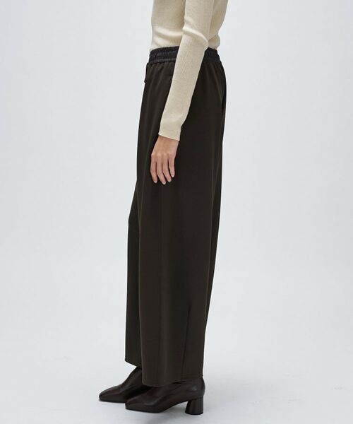 cloenc / クロエンス パンツ | 【セットアップ／マシンウォッシュ】カットジョーゼットイージーワイドパンツ | 詳細9