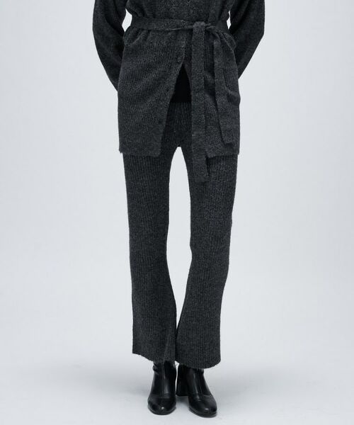 cloenc / クロエンス パンツ | 【セットアップ】リブニットフレアパンツ | 詳細9