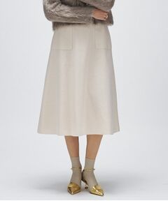 cloenc / クロエンス スカート | 【手洗い可】メルトンジャージフレアスカート