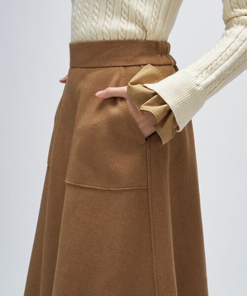 cloenc / クロエンス スカート | 【手洗い可】メルトンジャージフレアスカート | 詳細10