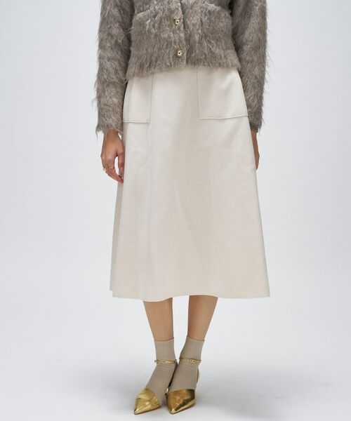 cloenc / クロエンス スカート | 【手洗い可】メルトンジャージフレアスカート | 詳細2