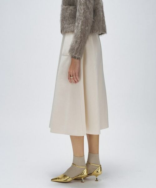 cloenc / クロエンス スカート | 【手洗い可】メルトンジャージフレアスカート | 詳細3