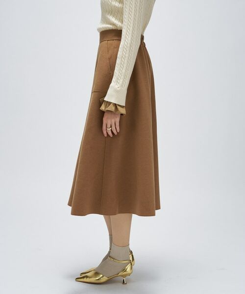 cloenc / クロエンス スカート | 【手洗い可】メルトンジャージフレアスカート | 詳細8