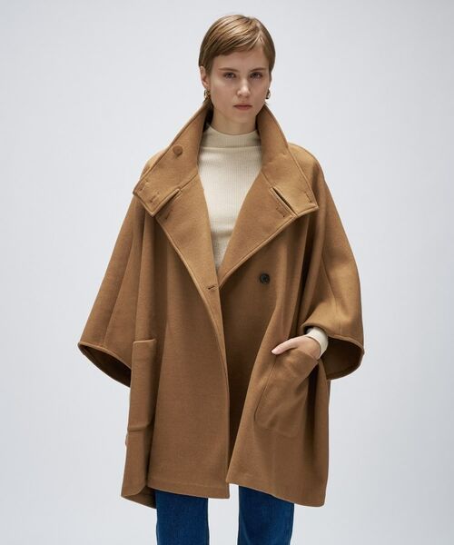 cloenc / クロエンス その他アウター | 【手洗い可】メルトンジャージポンチョコート | 詳細10