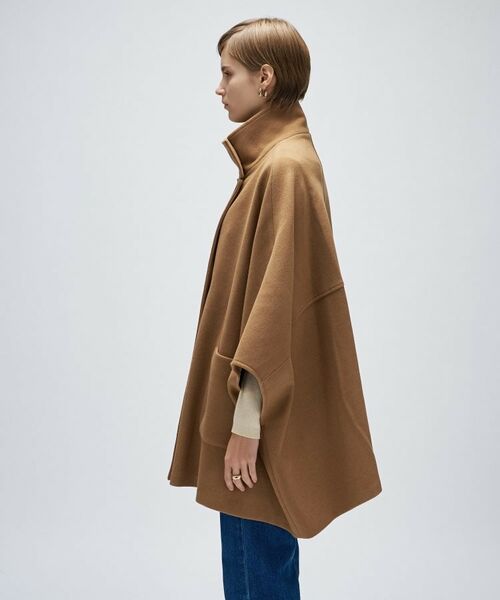 cloenc / クロエンス その他アウター | 【手洗い可】メルトンジャージポンチョコート | 詳細11