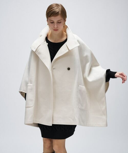 cloenc / クロエンス その他アウター | 【手洗い可】メルトンジャージポンチョコート | 詳細15