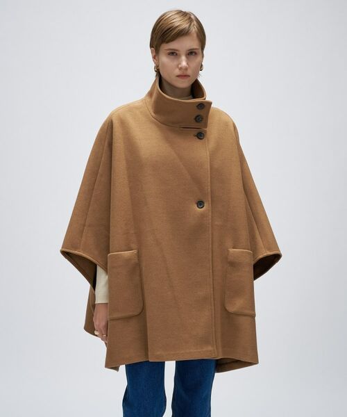cloenc / クロエンス その他アウター | 【手洗い可】メルトンジャージポンチョコート | 詳細2