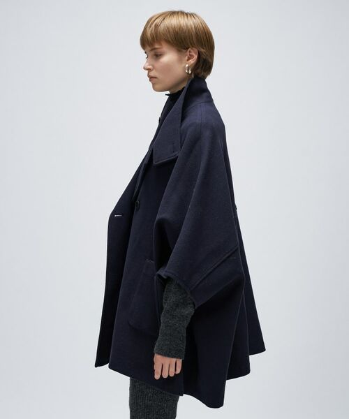 cloenc / クロエンス その他アウター | 【手洗い可】メルトンジャージポンチョコート | 詳細21