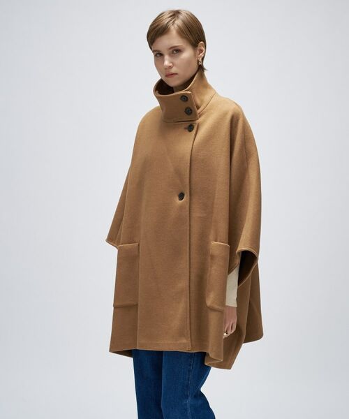 cloenc / クロエンス その他アウター | 【手洗い可】メルトンジャージポンチョコート | 詳細3