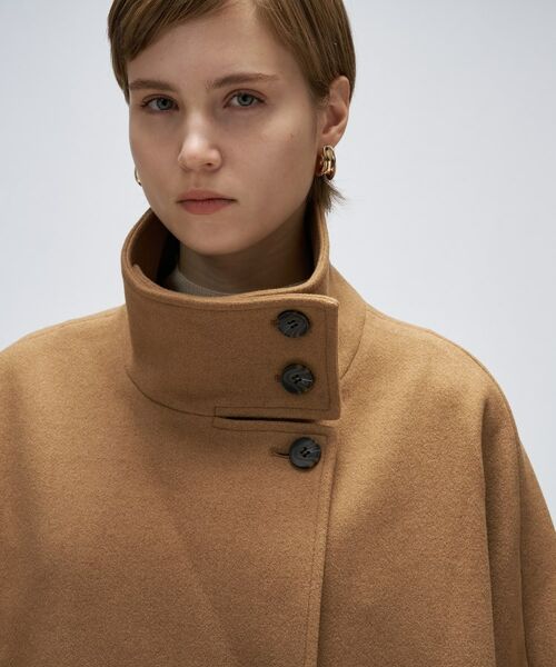 cloenc / クロエンス その他アウター | 【手洗い可】メルトンジャージポンチョコート | 詳細6