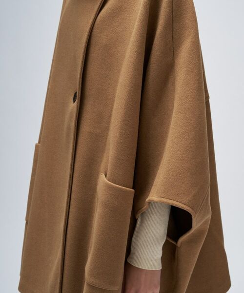 cloenc / クロエンス その他アウター | 【手洗い可】メルトンジャージポンチョコート | 詳細7