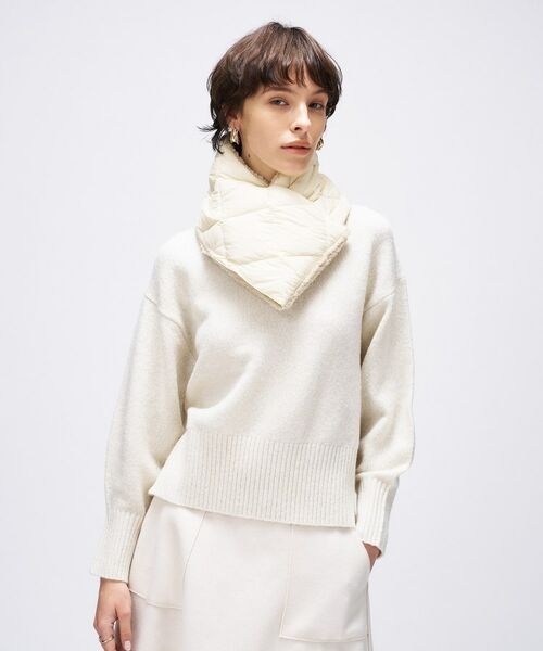 cloenc / クロエンス マフラー・ショール・スヌード・ストール | 【TAION】シティ リバーシブル ダウンマフラー | 詳細1