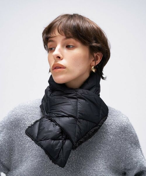 cloenc / クロエンス マフラー・ショール・スヌード・ストール | 【TAION】シティ リバーシブル ダウンマフラー | 詳細12