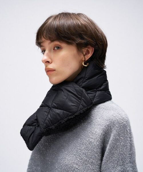 cloenc / クロエンス マフラー・ショール・スヌード・ストール | 【TAION】シティ リバーシブル ダウンマフラー | 詳細13