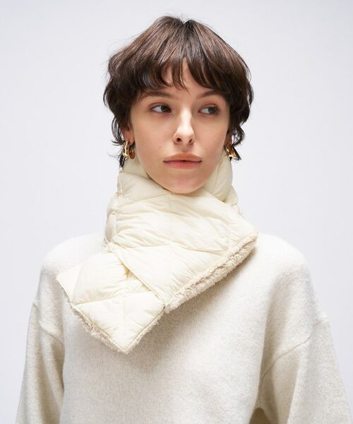 cloenc / クロエンス マフラー・ショール・スヌード・ストール | 【TAION】シティ リバーシブル ダウンマフラー | 詳細2