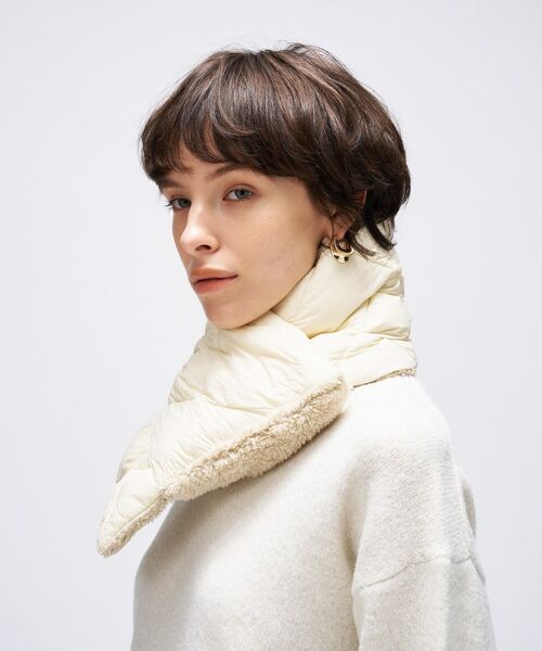 cloenc / クロエンス マフラー・ショール・スヌード・ストール | 【TAION】シティ リバーシブル ダウンマフラー | 詳細3