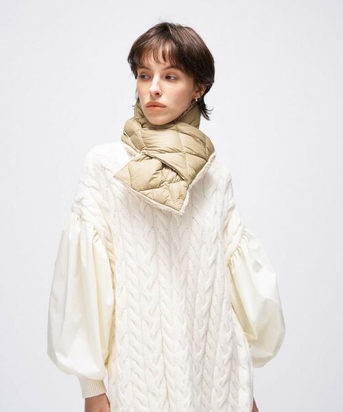 cloenc / クロエンス マフラー・ショール・スヌード・ストール | 【TAION】シティ リバーシブル ダウンマフラー | 詳細4