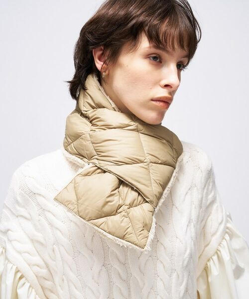 cloenc / クロエンス マフラー・ショール・スヌード・ストール | 【TAION】シティ リバーシブル ダウンマフラー | 詳細5