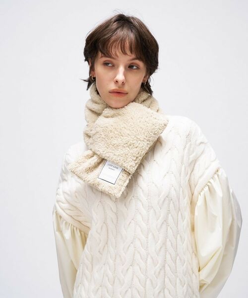 cloenc / クロエンス マフラー・ショール・スヌード・ストール | 【TAION】シティ リバーシブル ダウンマフラー | 詳細8