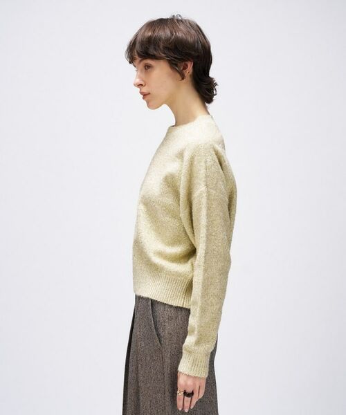 cloenc / クロエンス ニット・セーター | 【手洗い可】ラメフェザークルーネックニット | 詳細11