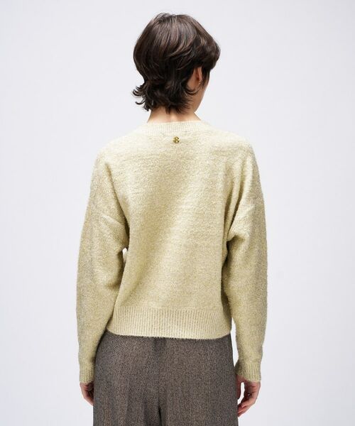 cloenc / クロエンス ニット・セーター | 【手洗い可】ラメフェザークルーネックニット | 詳細12