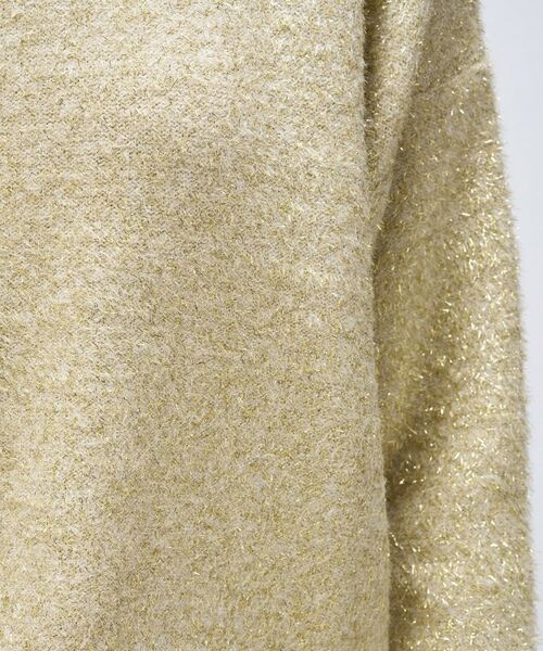 cloenc / クロエンス ニット・セーター | 【手洗い可】ラメフェザークルーネックニット | 詳細13