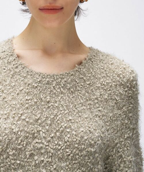 cloenc / クロエンス ニット・セーター | 【手洗い可】ポコポコフェザーオーバーニット | 詳細12