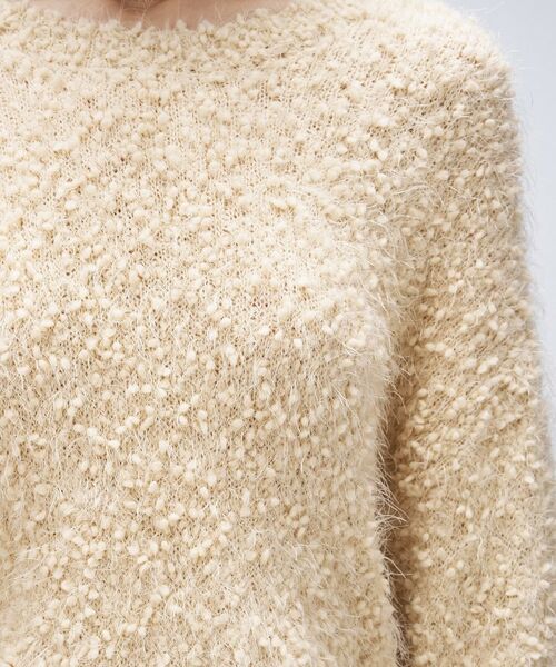cloenc / クロエンス ニット・セーター | 【手洗い可】ポコポコフェザーオーバーニット | 詳細19