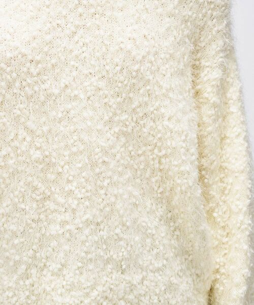 cloenc / クロエンス ニット・セーター | 【手洗い可】ポコポコフェザーオーバーニット | 詳細5