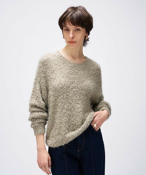 cloenc / クロエンス ニット・セーター | 【手洗い可】ポコポコフェザーオーバーニット | 詳細7