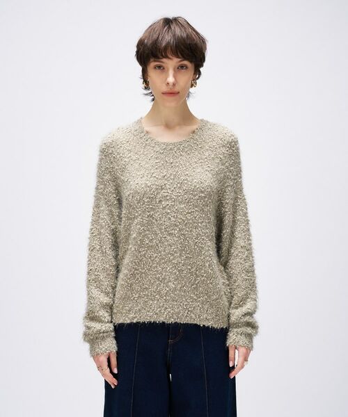 cloenc / クロエンス ニット・セーター | 【手洗い可】ポコポコフェザーオーバーニット | 詳細8