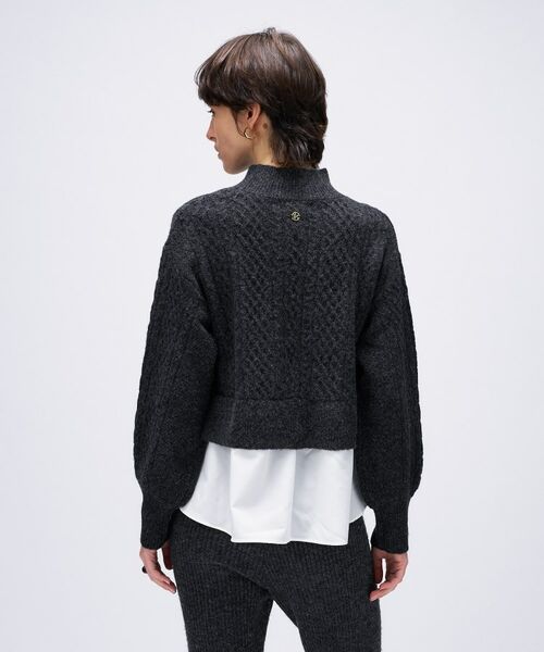 cloenc / クロエンス ニット・セーター | 【手洗い可】ニットドッキングペプラムプルオーバー | 詳細23