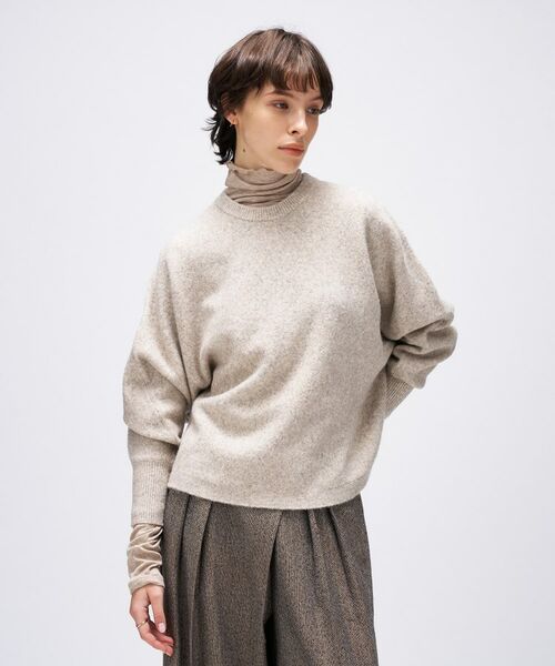 cloenc / クロエンス ニット・セーター | 【手洗い可】ドルマンロングリブニットプルオーバー | 詳細9