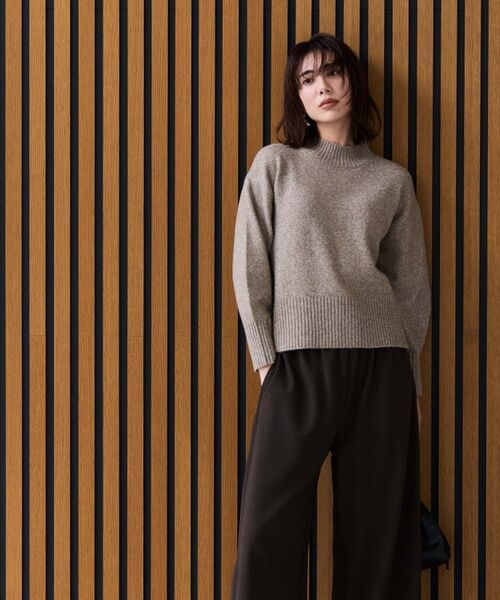 cloenc / クロエンス ニット・セーター | 【手洗い可】ラメハイネックニットプルオーバー | 詳細1