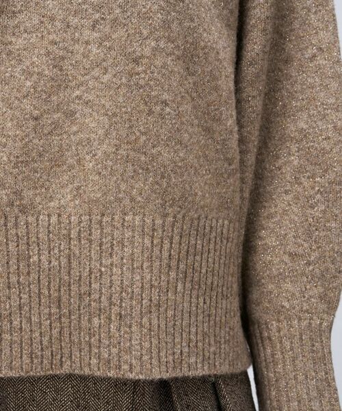 cloenc / クロエンス ニット・セーター | 【手洗い可】ラメハイネックニットプルオーバー | 詳細15
