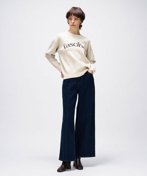 cloenc / クロエンス ニット・セーター | 【手洗い可】ロゴニットプルオーバー | 詳細1