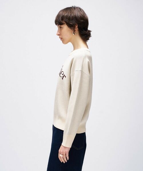 cloenc / クロエンス ニット・セーター | 【手洗い可】ロゴニットプルオーバー | 詳細3