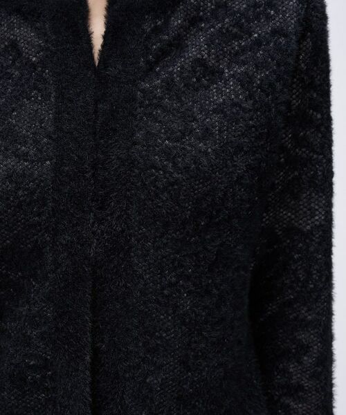 cloenc / クロエンス カーディガン・ボレロ | 【手洗い可】フェザーヤーンレースニットカーディガン | 詳細19