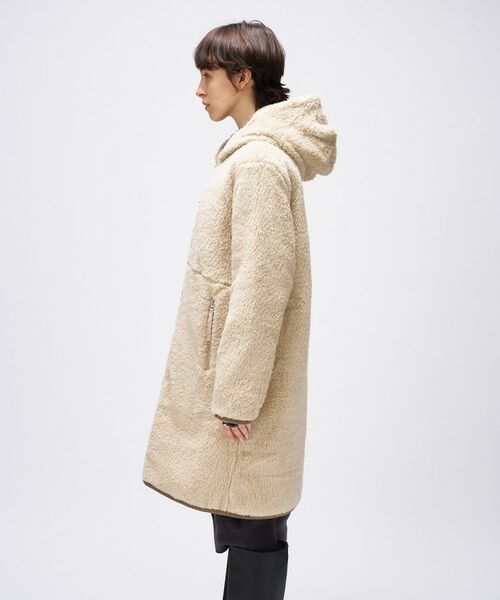 cloenc / クロエンス ダウンジャケット・ベスト | 【TAION】シティ リバーシブル パイピングフード ダウン×ボア コート | 詳細12